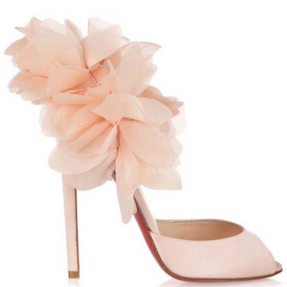 Christian Louboutin Carnaval 120 Embellished Satin Sandals - Size 36.5 - N217-1 - Picture 3 of 11